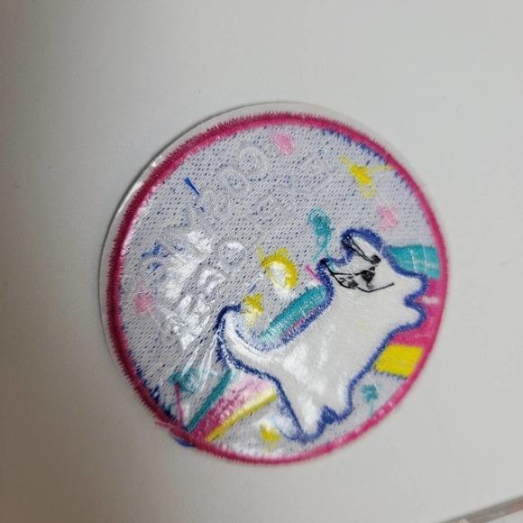 VTG Iron On Patch, Cosmic Explorer Cat 3" - Picture 4 of 6